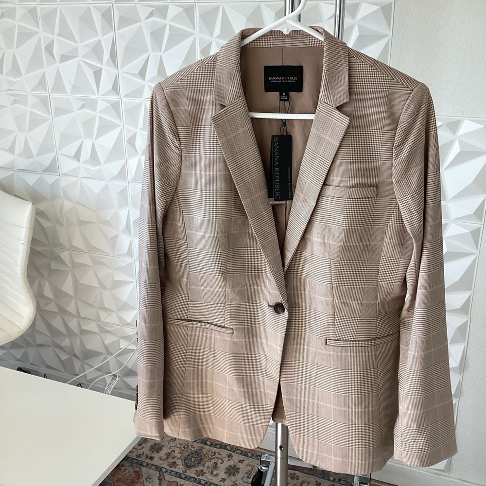 NWT BANNANA Republic blazer  size 8